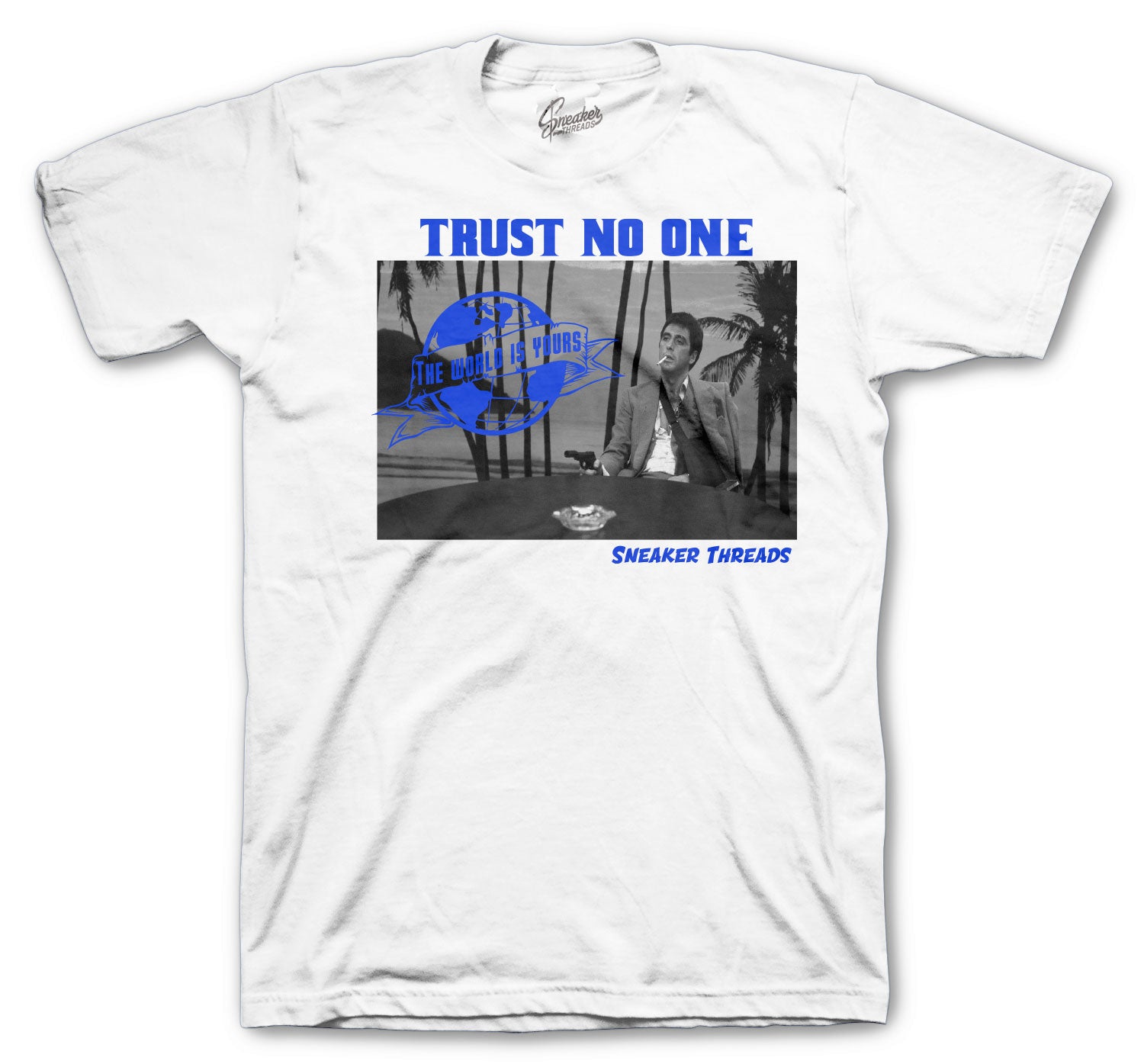 Retro 5 Stealth Shirt - Trust Tony - White