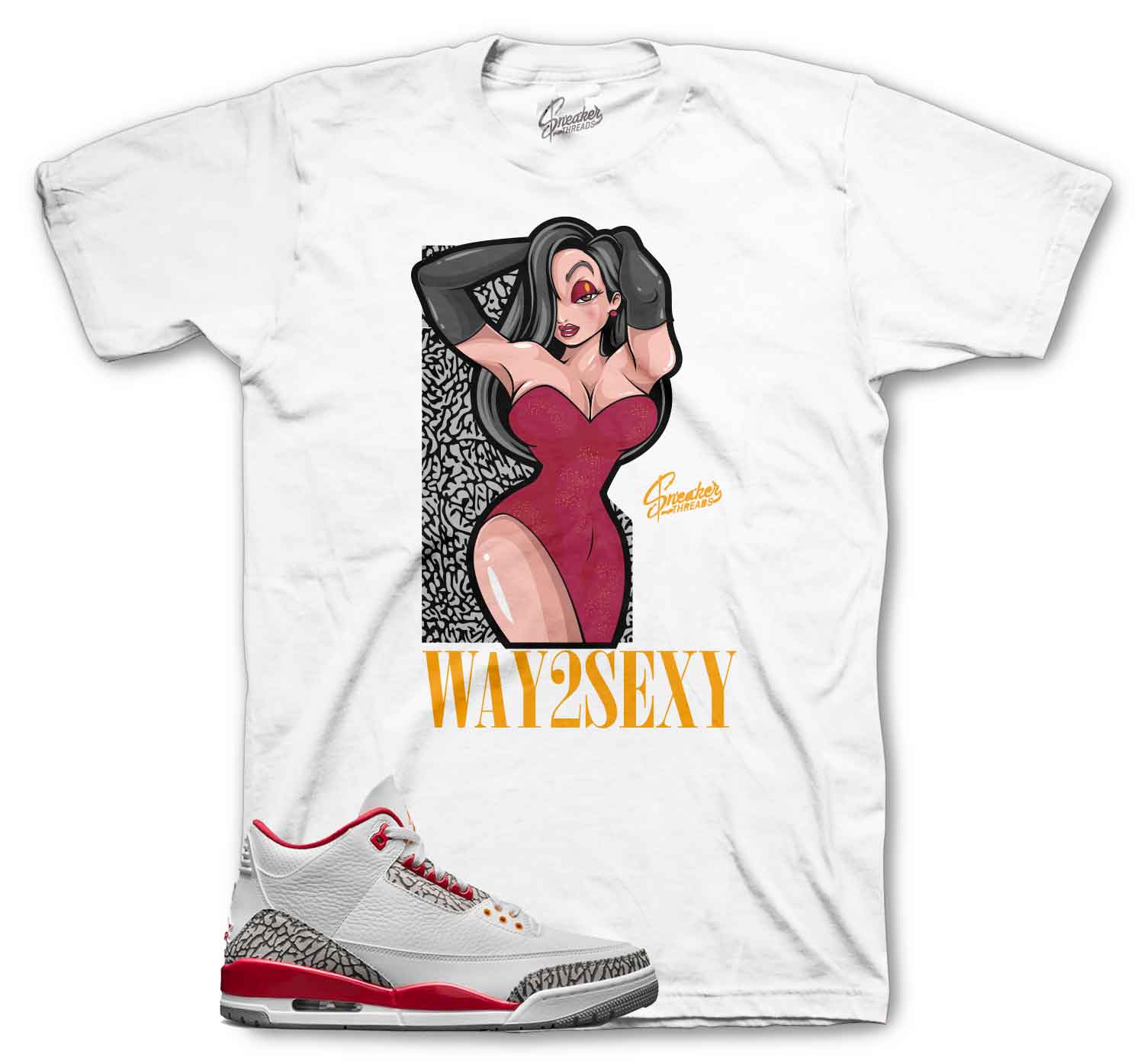 Sneaker Tees & Matching Shirts. Jordan 3 Cardinal Red Thug Bears Shirt