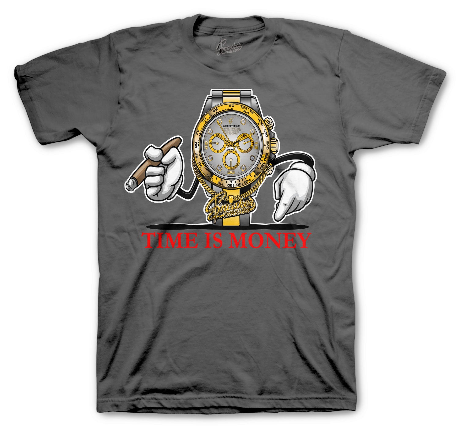 Retro 3 Cool Grey Shirt - Grind Time - Charcoal