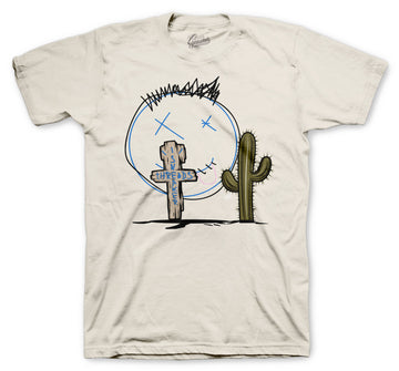 Retro 1 Travis Scott Fragment Shirt - ST Cactus - Natural