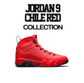 Jordan 9 Chile Red Shirts