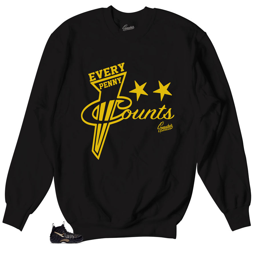 Foams Pro Black Gold Sweater tp match perfect
