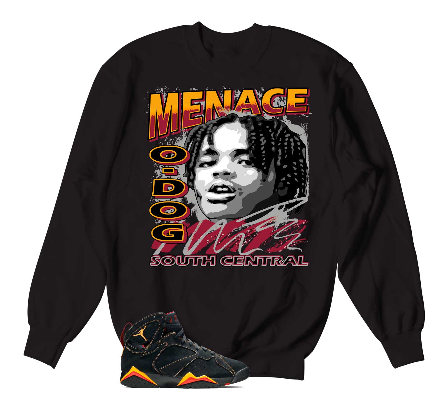 Retro 7 Citrus Sweater - Nineties - Black