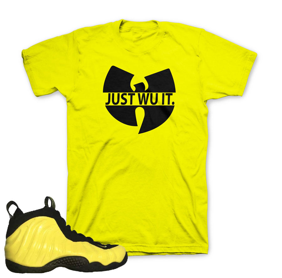 Shirts match foamposite optic yellow foam yellow sneaker tees.