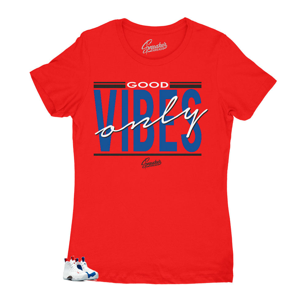 Womens Foamposite USA Sneaker tees | 4th Of July Shirts