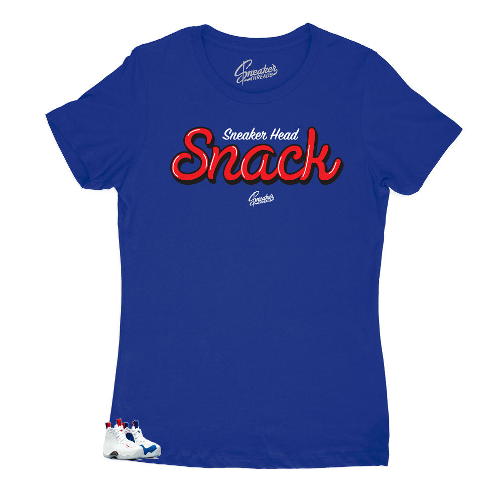 USA Foamposite Snack Women shirts match best w sneakers