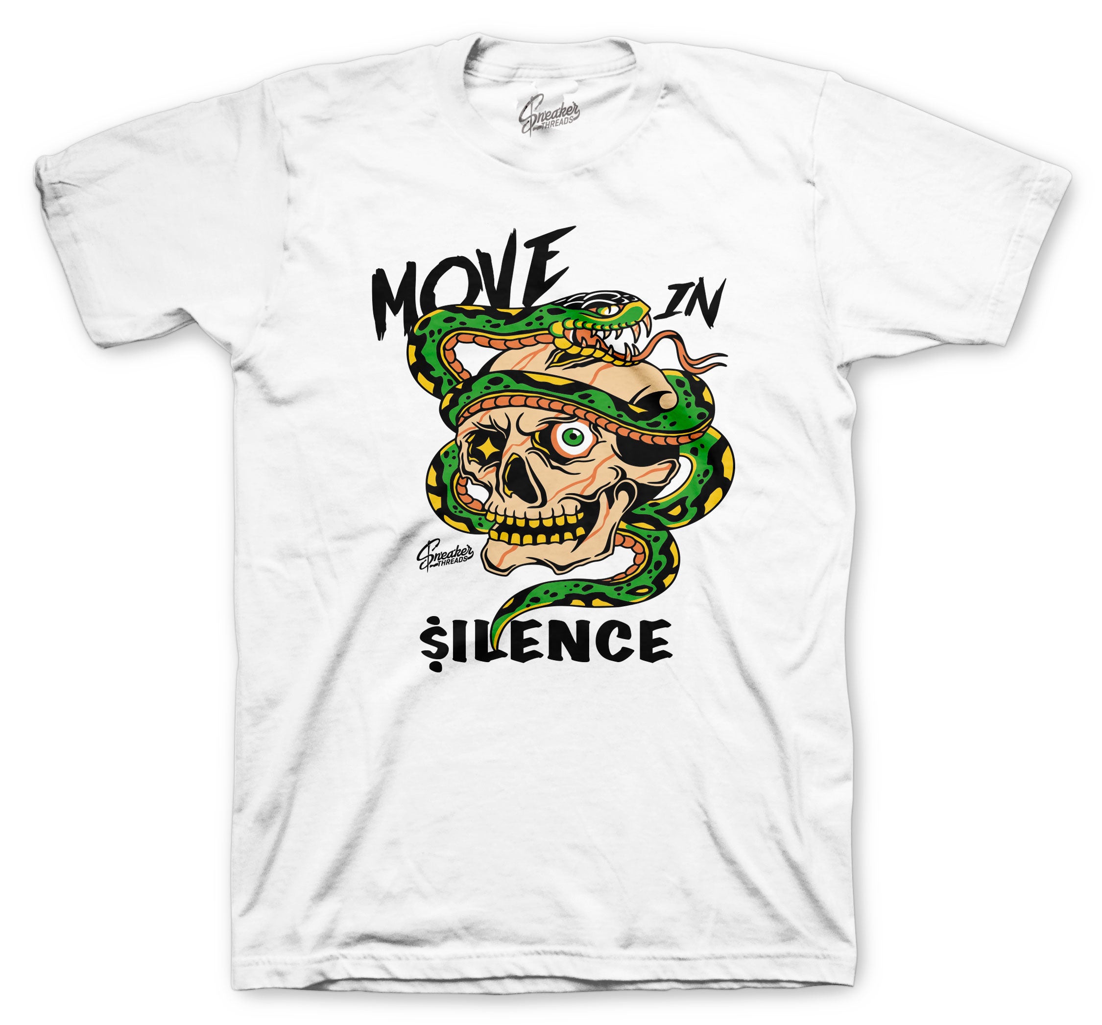 Retro 10 Seattle Shirt - Move In Silence - White