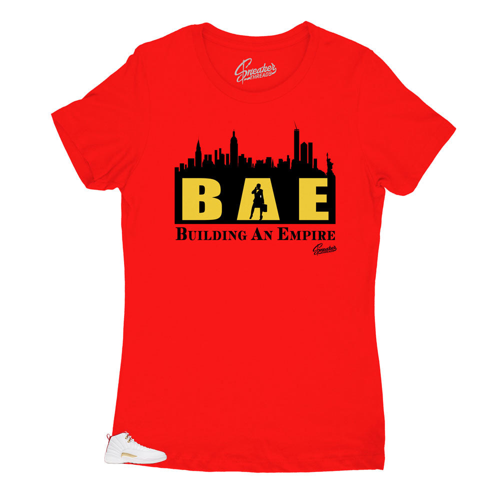 Jordan 12 Fiba perfect shirts to match for BAE