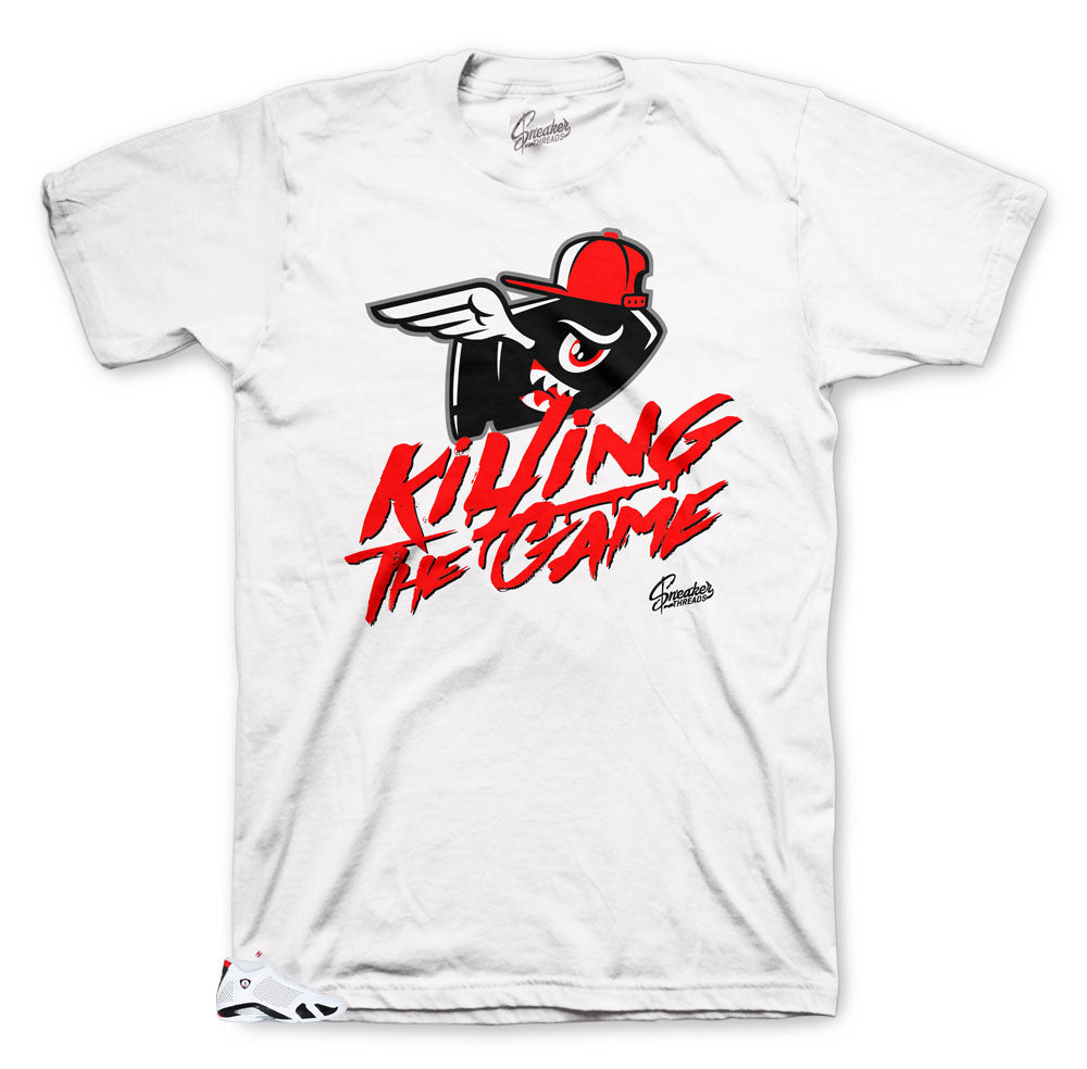 Jordan 14 Supreme Killing the Game clothing line