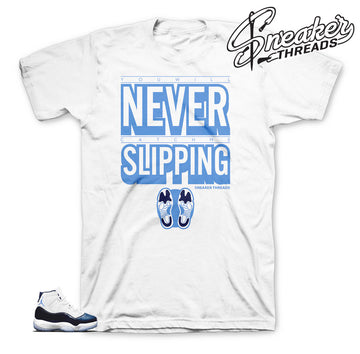 Retro 11 Win Like 82 Shirt - Never Slipping - Navy