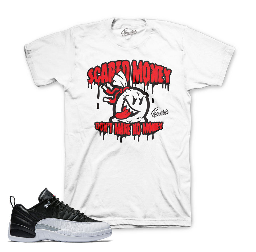 Jordan 12 playoff sneaker shirts | Official sneaker matching outfits