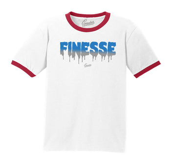 Retro 4 What The Four Ringer Shirt - Finesse - White