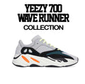 Yeezy wave runner 700 sneaker tees match shoes.
