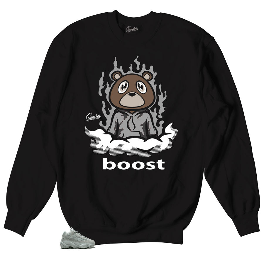 Yeezy 500 Boosts salt sneakers matching yeezy 500 salt crewneck sweater