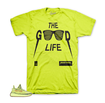 Yeezy boost frozen yellow official matching tee shirts and apparel.