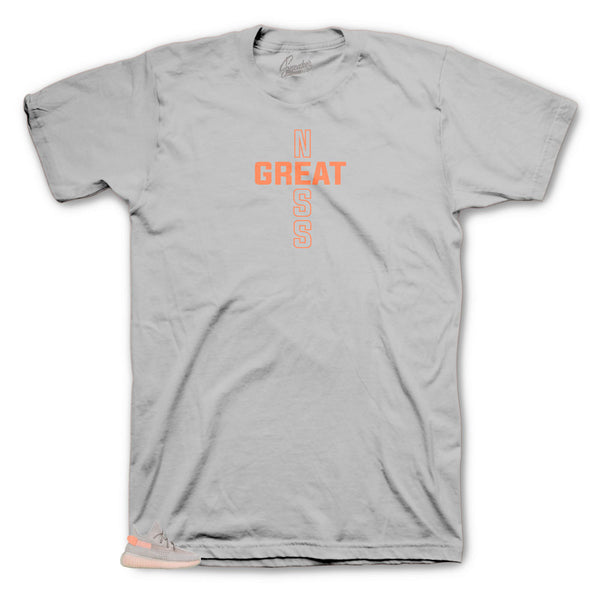 True Forms Yeezy Boost 350 matches t shirt created to match the yeezy true forms sneakers