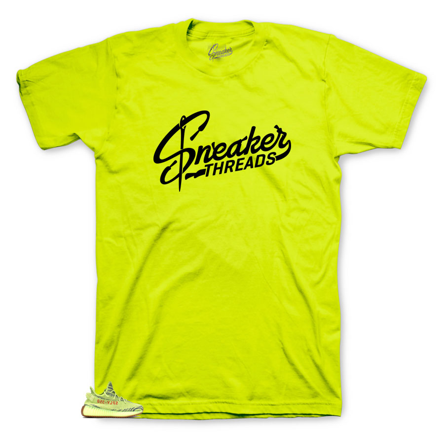 Sneaker tees match semi frozen yellow yeezy sneakers perfectly.