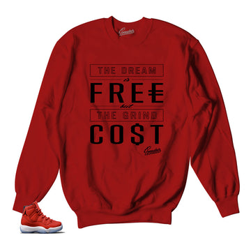 Cost sneaker sweater | Jordan 11 win like 96 sweaters match.