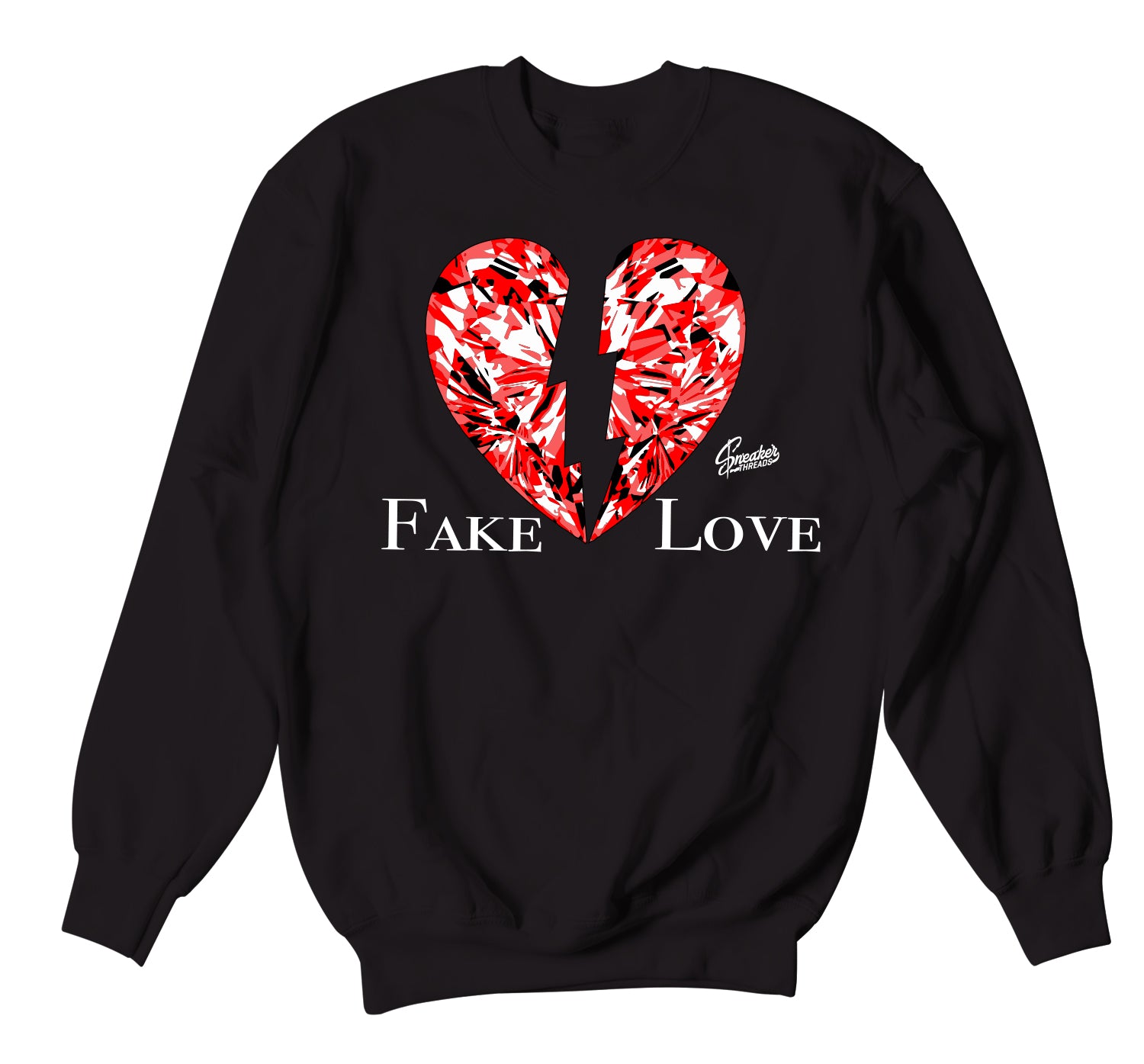 Retro 11 IE Bred Sweater - Love - Black