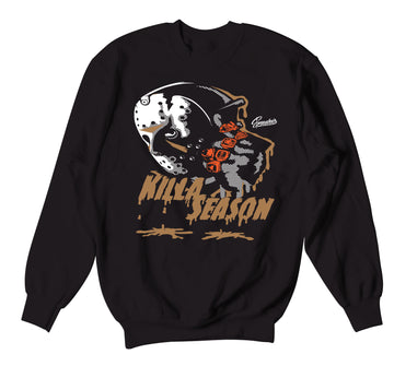 Retro 14 Winterized Sweater - Killa Season - Black
