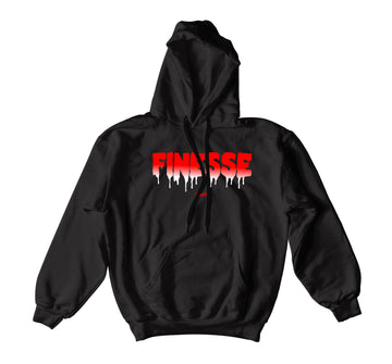 Retro 11 Bred Hoody - Finesse - Black