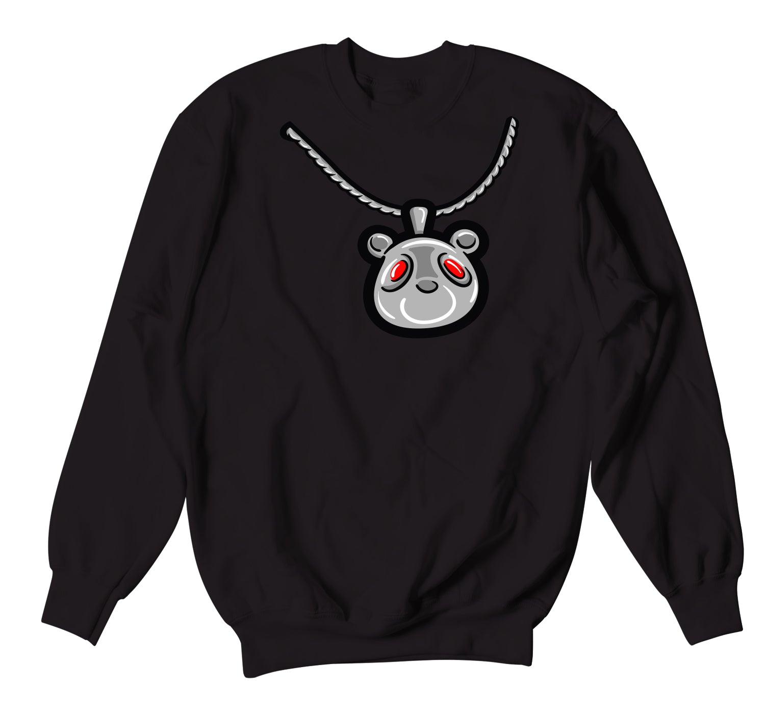 Bred 350 Sweater - Bear Charm - Black
