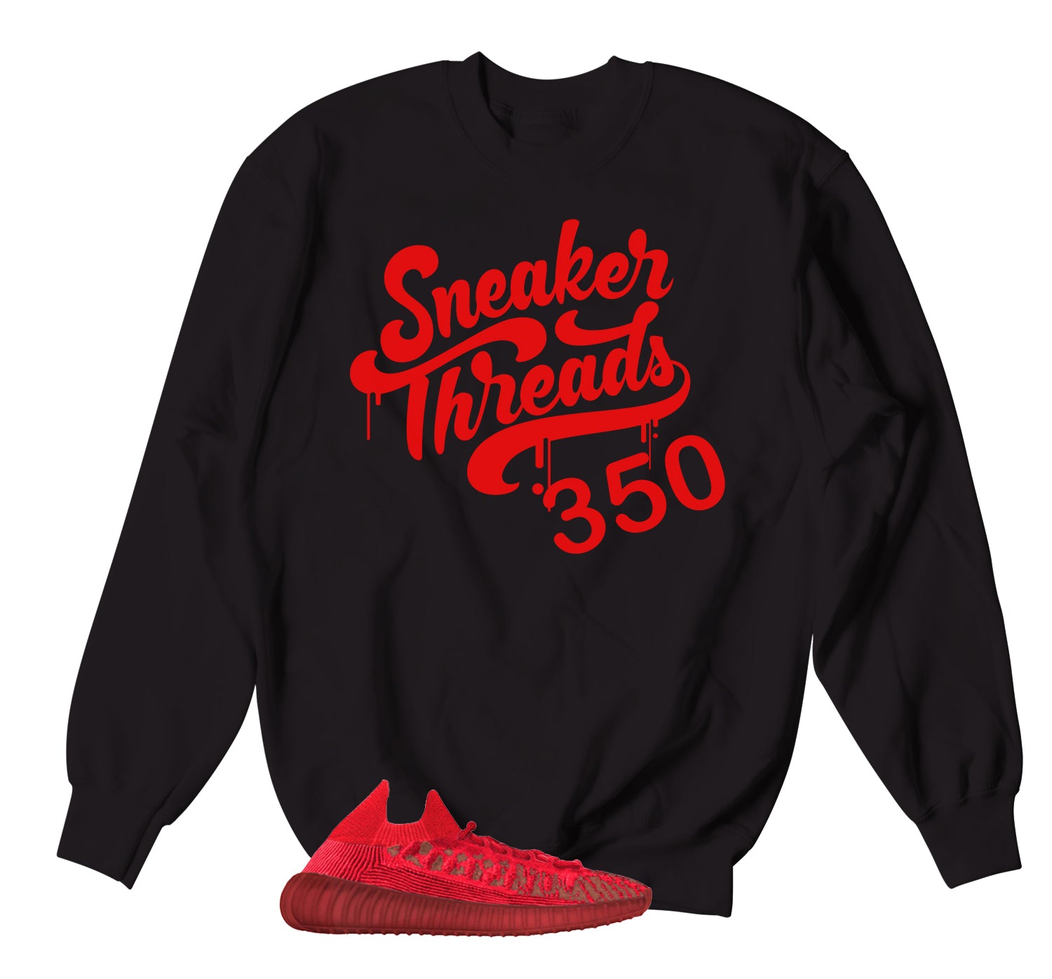 Slate Red Sweater - ST 350 - Black