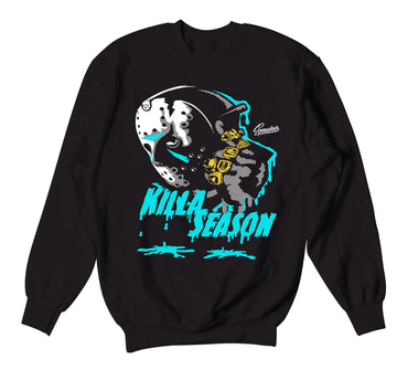 Jordan 5 Island Green Killer Sweaters to wear with sneakers