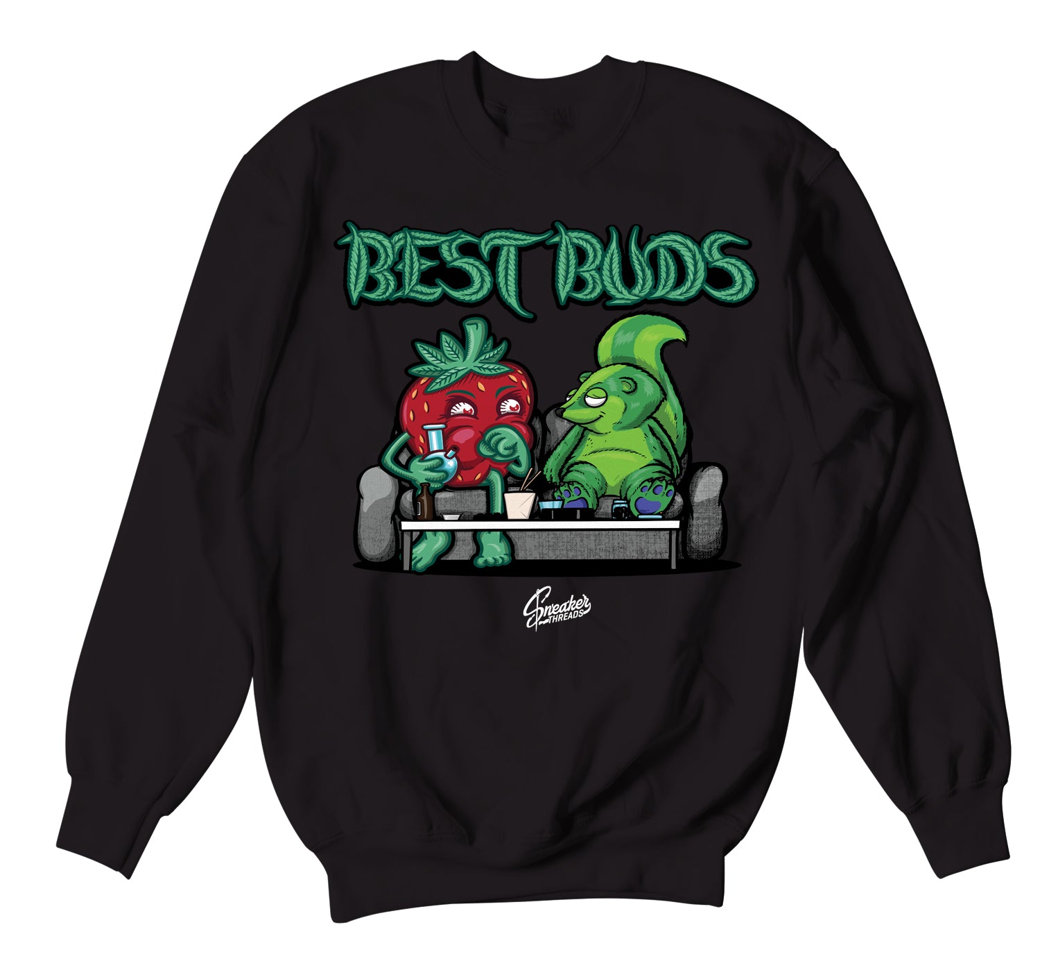 Dunk SB Strawberry Sweater - Best Buds - Black