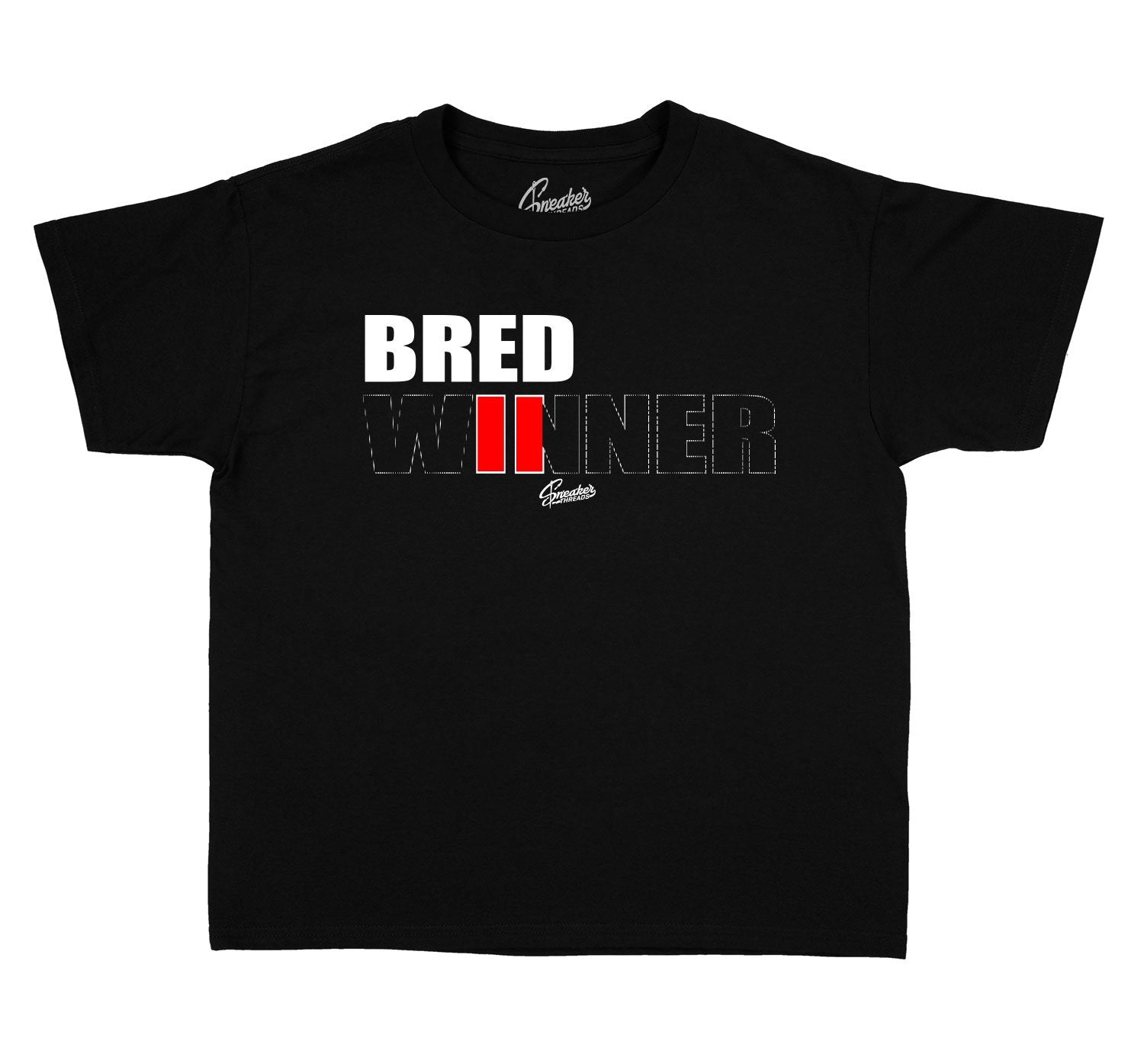 kids tees created to match the Jordan bred 11 shoes