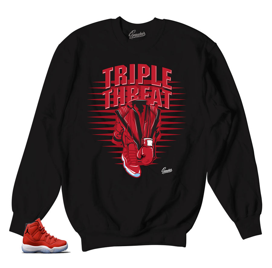 Pray for my enemies sneaker sweater | Jordan 11 win like 96 sweaters match.